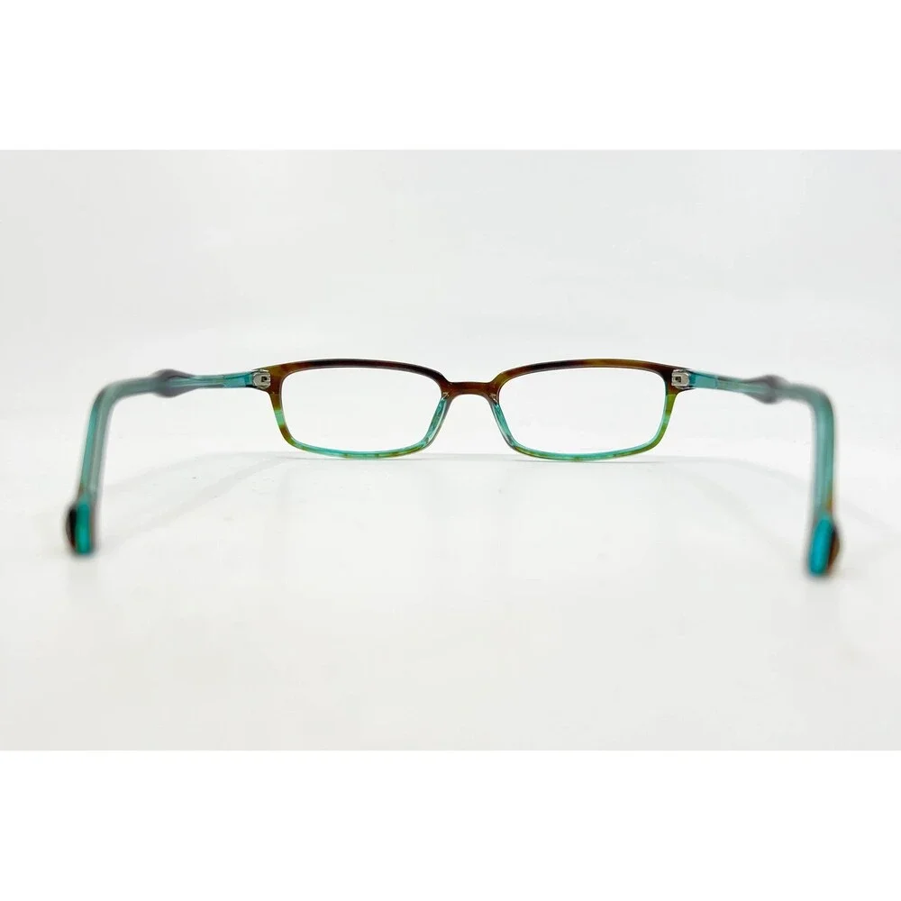 Bevel Peso 3542 Eyeglasses Brown Teal Tortoise Frames 48-16-135 Japan